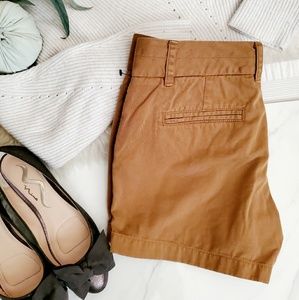 J. Crew Camel Chino Shorts